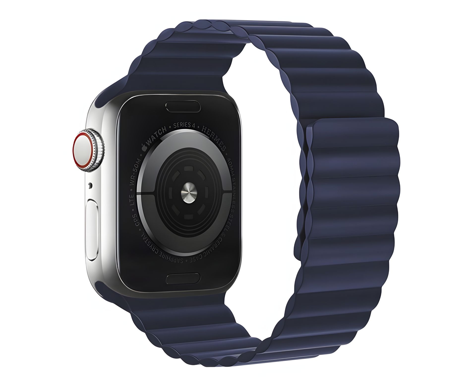 Ремешок силиконовый Hoco iWatch WA07 magnetic 42/ 44/ 45/ 49mm dark blue Ремешок силиконовый Hoco iWatch WA07 magnetic 42/ 44/ 45/ 49mm dark blue