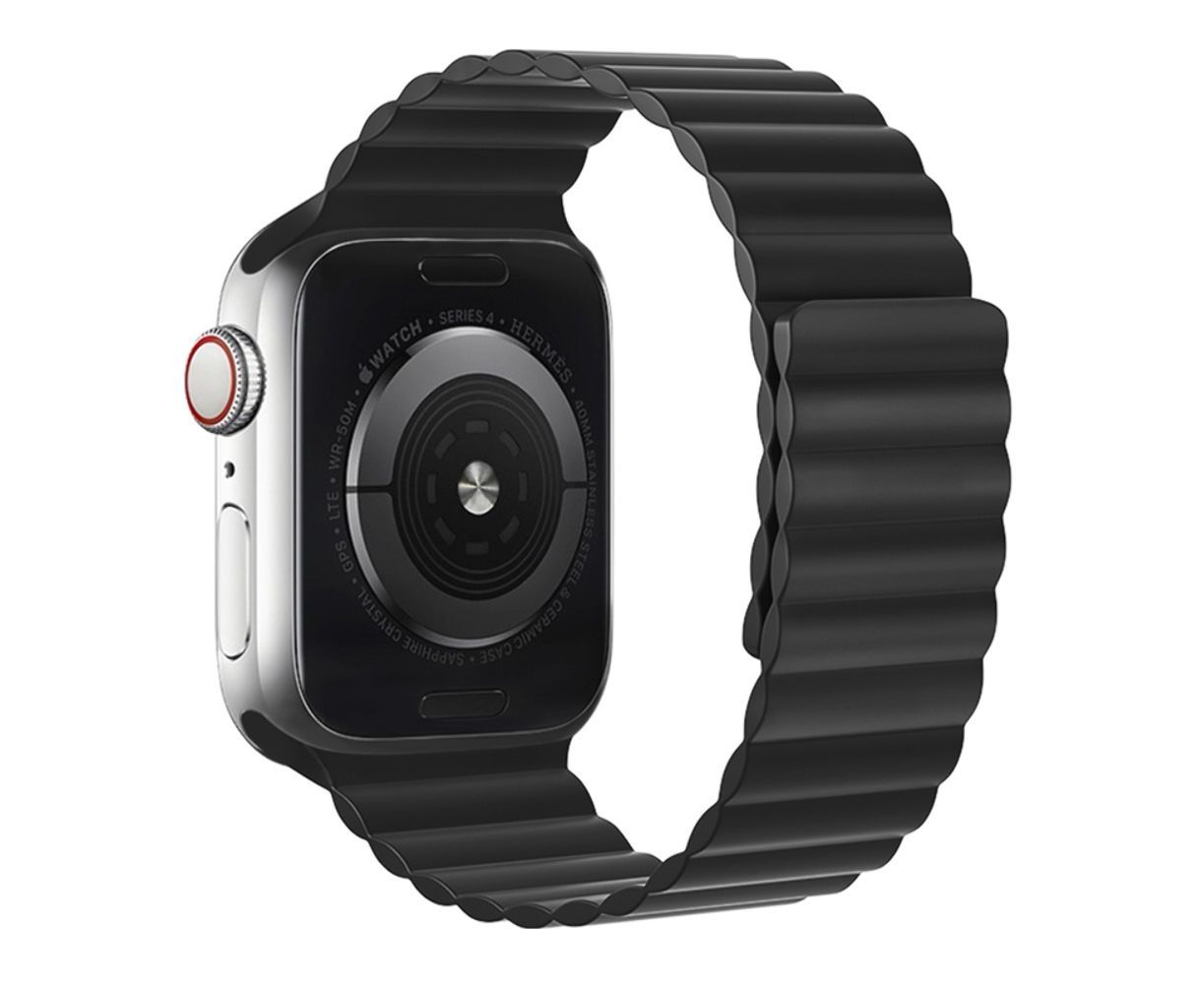 Ремешок силиконовый Hoco iWatch WA07 magnetic 42/ 44/ 45/ 49mm black Ремешок силиконовый Hoco iWatch WA07 magnetic 42/ 44/ 45/ 49mm black