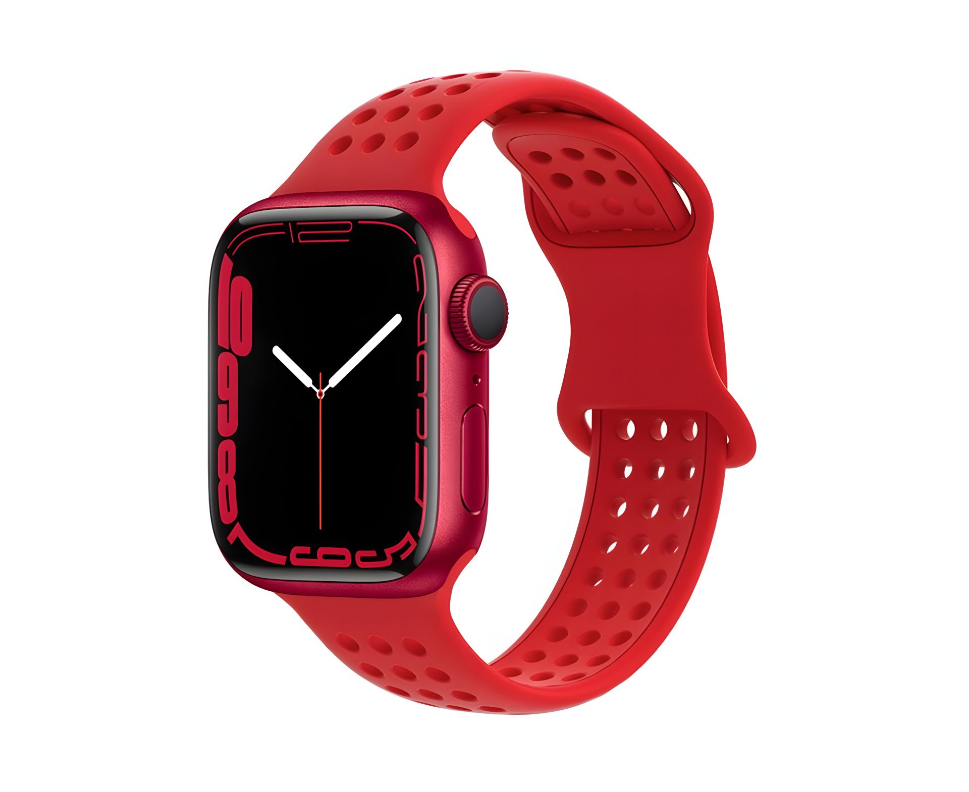 Силиконовый ремешок Hoco honeycomb для iWatch WA08 42/ 44/ 45/ 49mm (красный) Силиконовый ремешок Hoco honeycomb для iWatch WA08 42/ 44/ 45/ 49mm (красный)