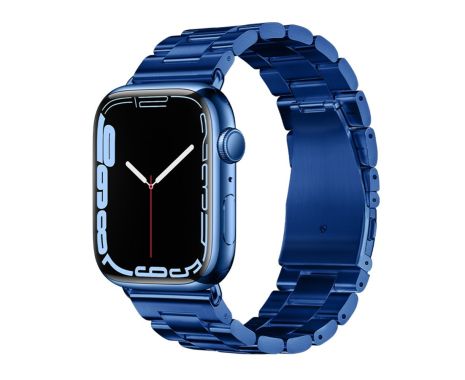 Ремінець металевий Hoco iWatch WA10 three-bead 38/40/41mm blue Ремінець металевий Hoco iWatch WA10 three-bead 38/40/41mm blue