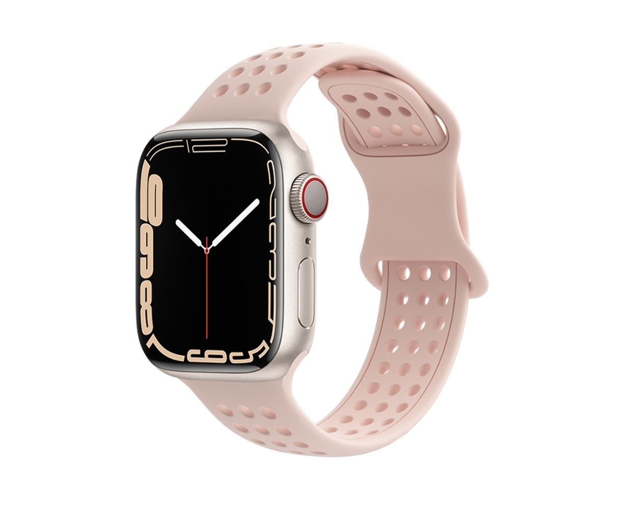 Ремінець силіконовий Hoco iWatch WA08 honeycomb 38/40/41mm powder sand Ремінець силіконовий Hoco iWatch WA08 honeycomb 38/40/41mm powder sand