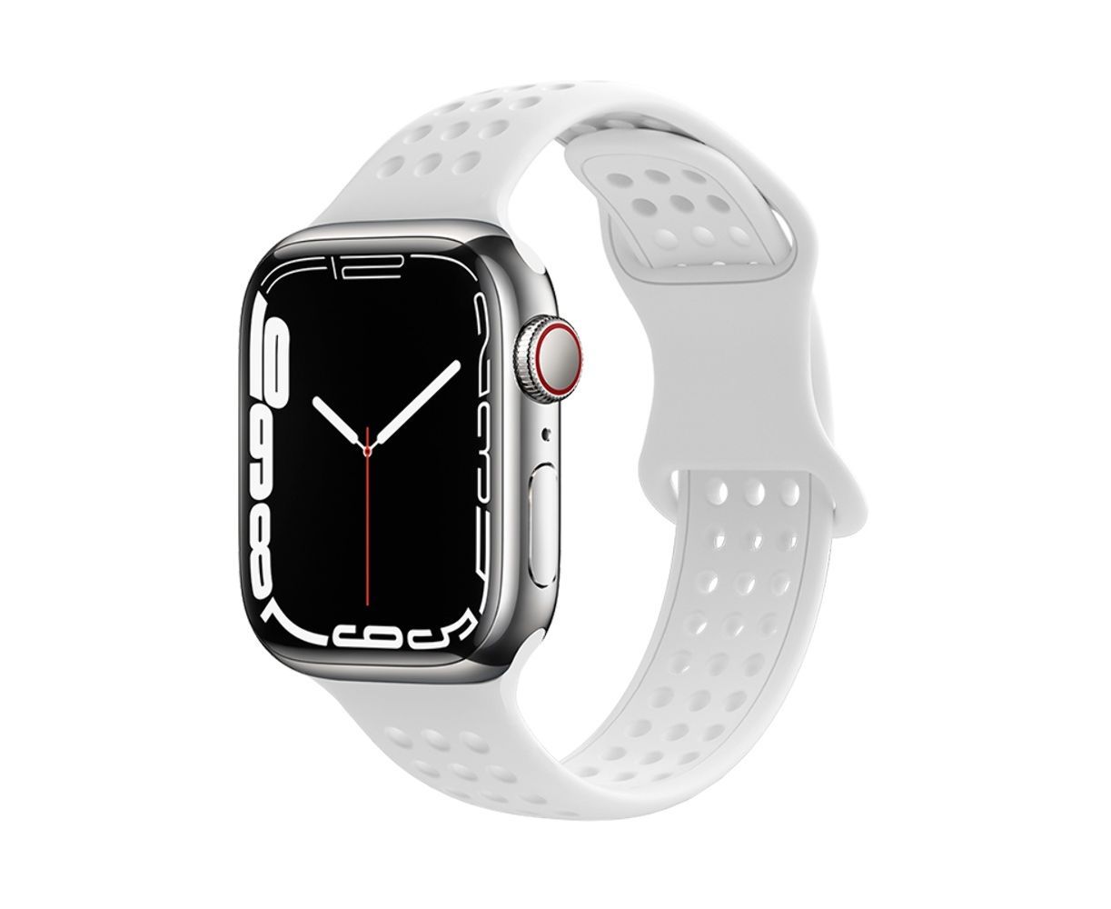Ремінець силіконовий Hoco iWatch WA08 honeycomb 38/40/41mm white Ремінець силіконовий Hoco iWatch WA08 honeycomb 38/40/41mm white