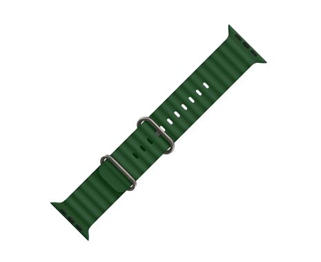 Силиконовый ремешок Hoco морской двойной пряжкой WA12 38/ 40/ 41mm альфафа Силиконовый ремешок Hoco морской двойной пряжкой WA12 38/ 40/ 41mm альфафа