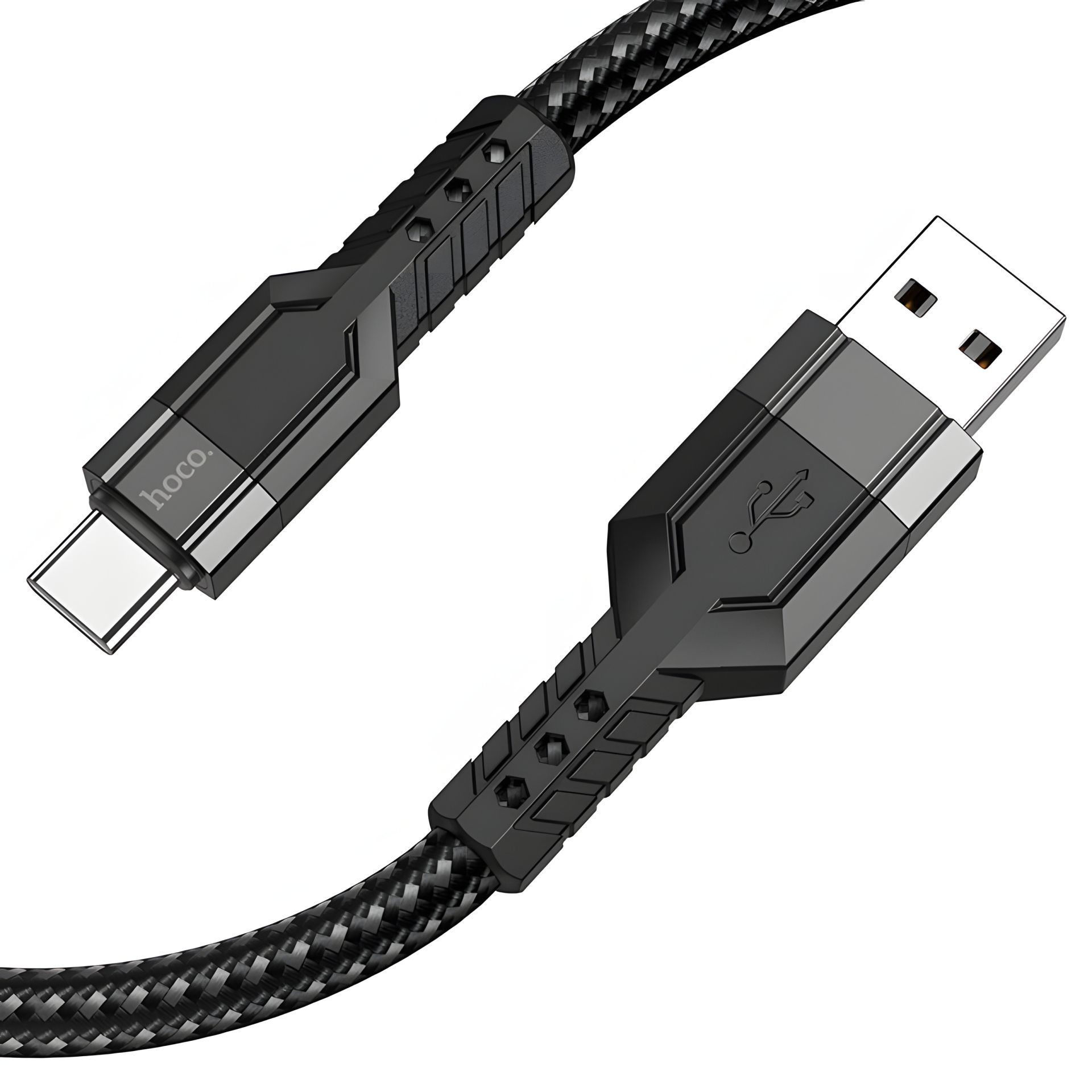 Кабель Hoco U110 USB to Type-C 1.2m чорний Кабель Hoco U110 USB to Type-C 1.2m чорний