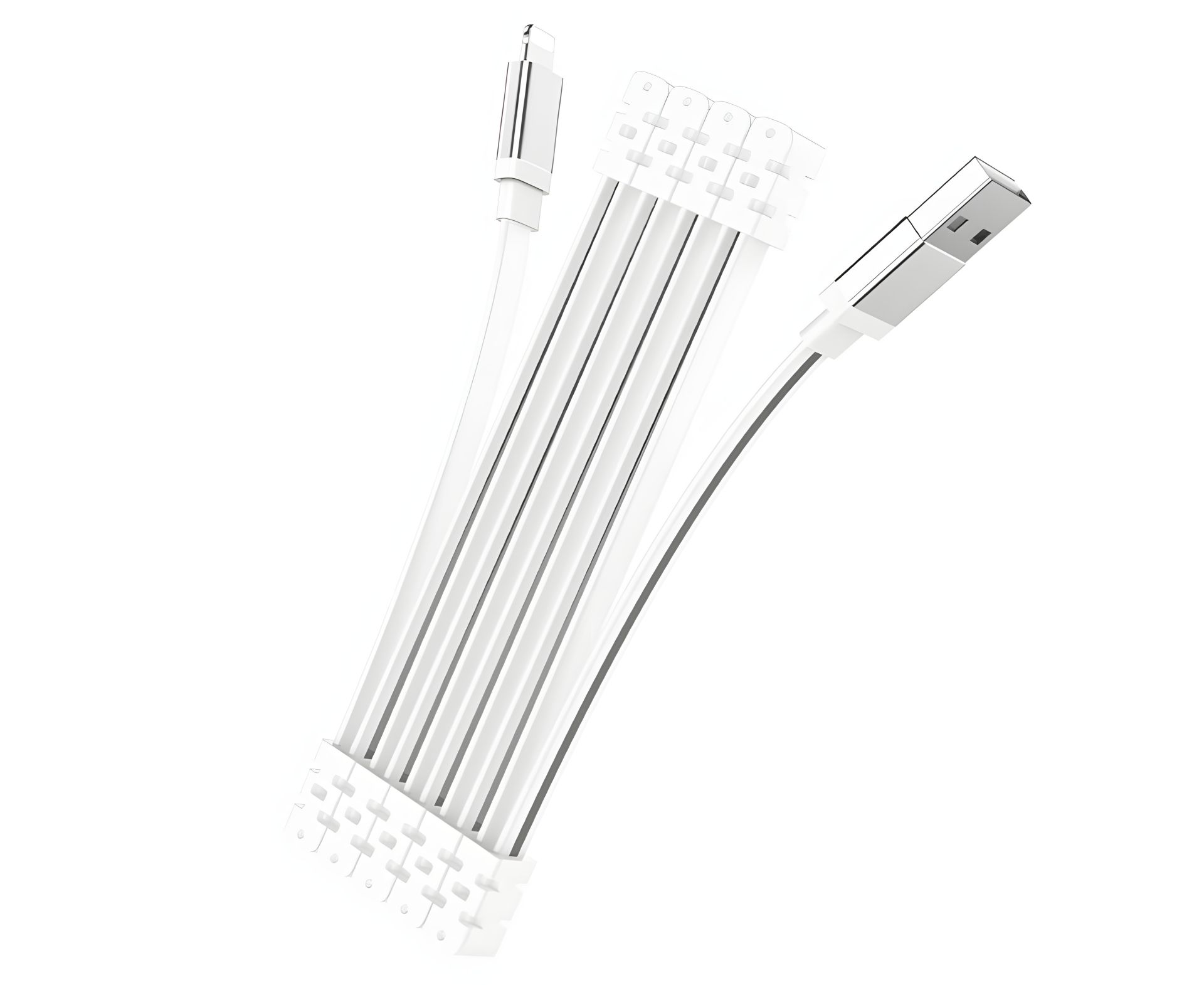 Кабель Hoco U103 USB to Lightning белый 1m Кабель Hoco U103 USB to Lightning белый 1m