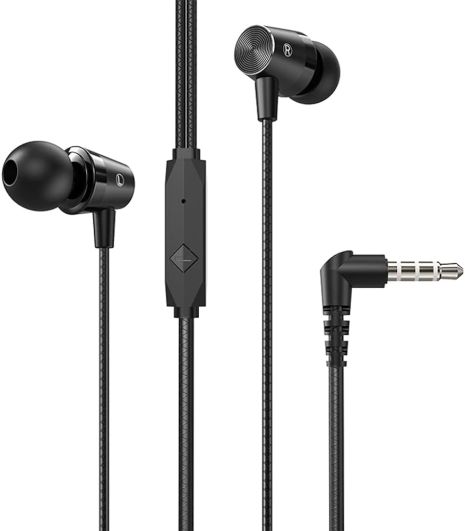 Дротові навушники Hoco M79 Cresta, 3.5mm, 1.2m, Чорний