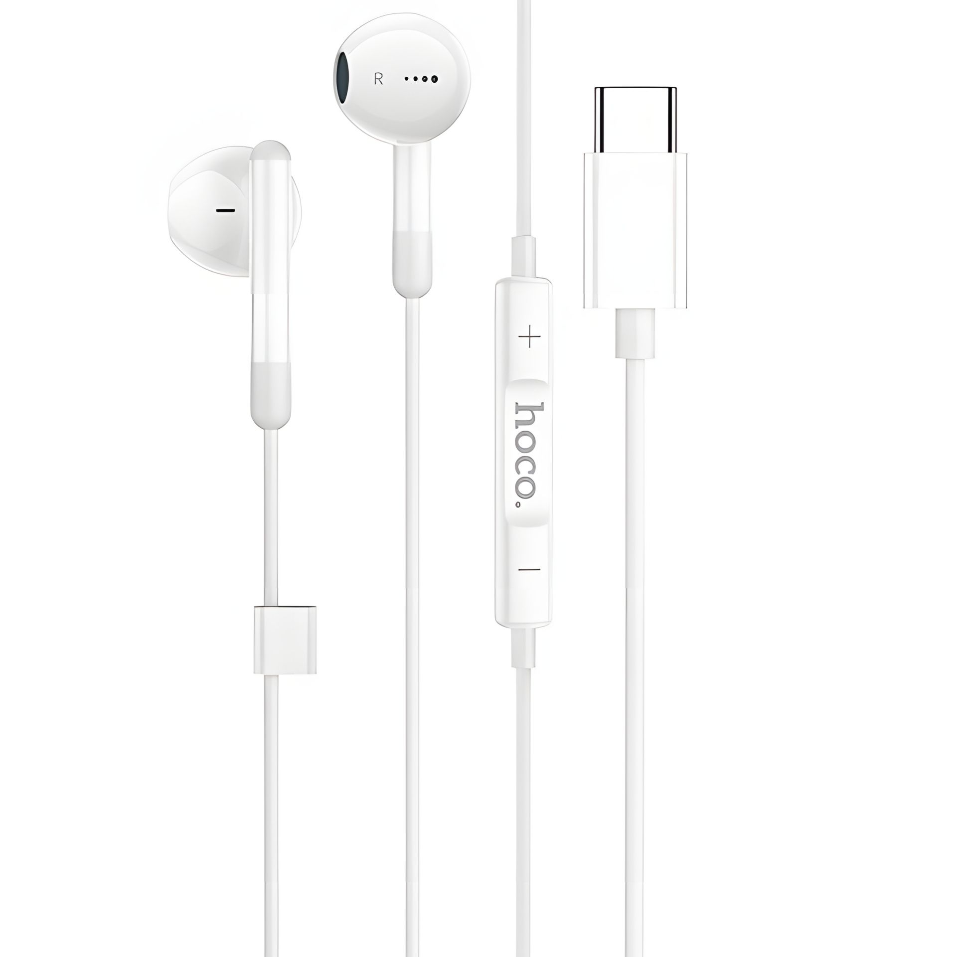 Белые наушники Hoco M93 Type-C Белые наушники Hoco M93 Type-C