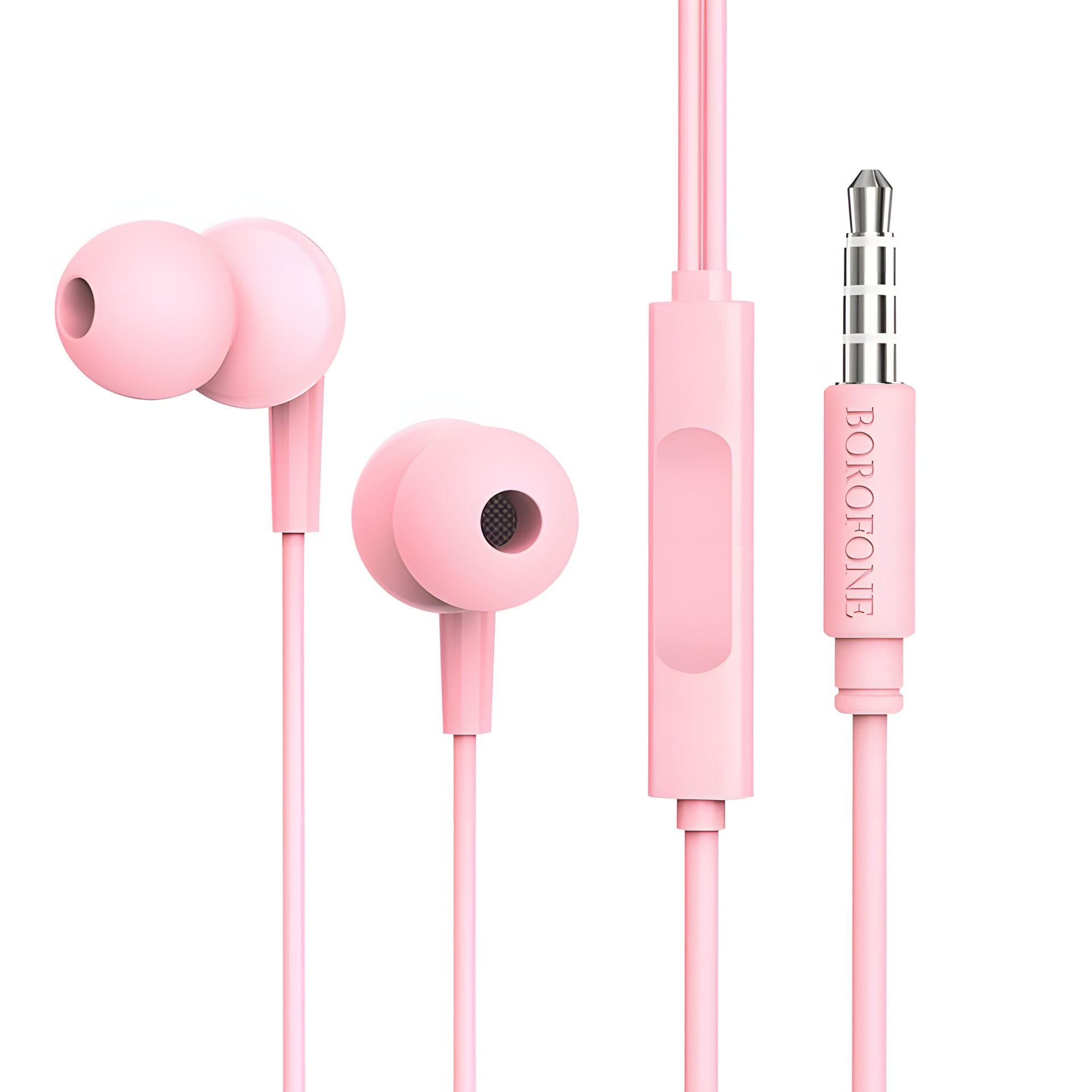Розовые Наушники Borofone BM49 Розовые Наушники Borofone BM49
