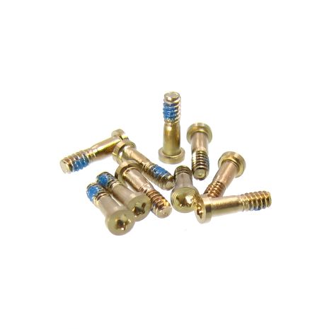 Золотистые нижние внешние винты для Apple iPhone 5/5s/SE (10 шт) Золотистые нижние внешние винты для Apple iPhone 5/5s/SE (10 шт)