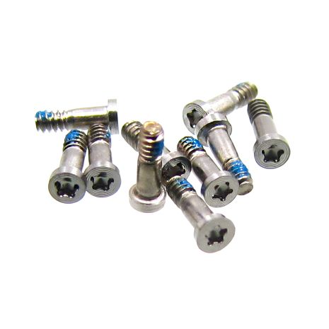 Зовнішні нижні гвинти Apple iPhone 7/7 Plus сріблясті (10 шт)