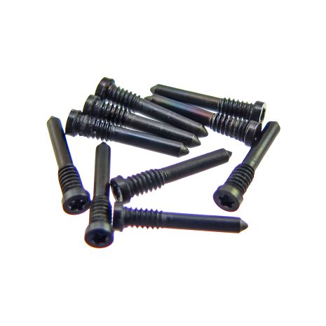 Нижние внешние черные винты для Apple iPhone X/ XS/ XS Max/ XR (10 шт) Нижние внешние черные винты для Apple iPhone X/ XS/ XS Max/ XR (10 шт)