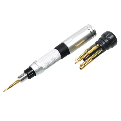 Комплект отвёрток Baku 7276 для Apple устройств (ручка и насадки: +1.5, +2.5, Y0.6, *0.8, *1.2, M2.5) Комплект отвёрток Baku 7276 для Apple устройств (ручка и насадки: +1.5, +2.5, Y0.6, *0.8, *1.2, M2.5)