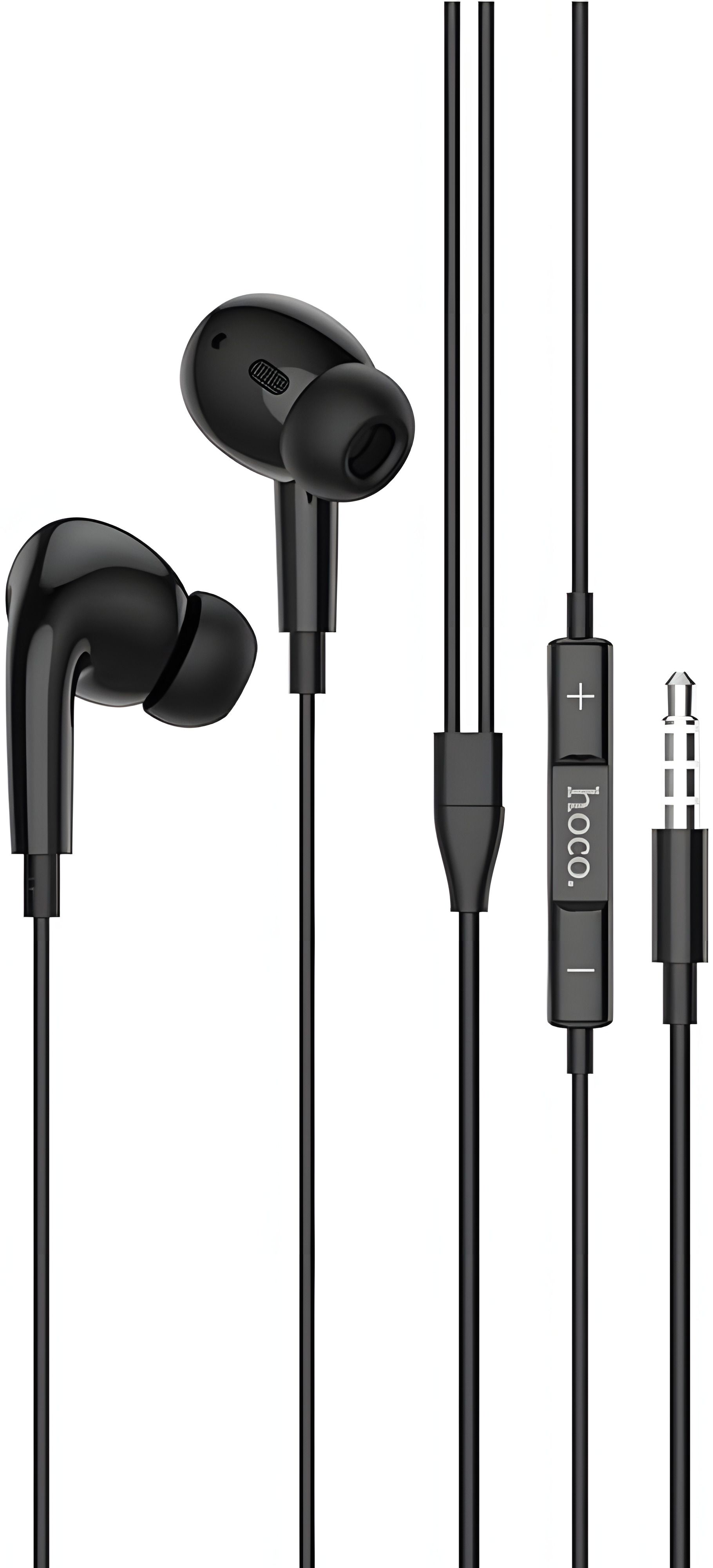 Hoco M1 Pro Дротові навушники, Чорний, 3.5mm, 1.2m Hoco M1 Pro Дротові навушники, Чорний, 3.5mm, 1.2m