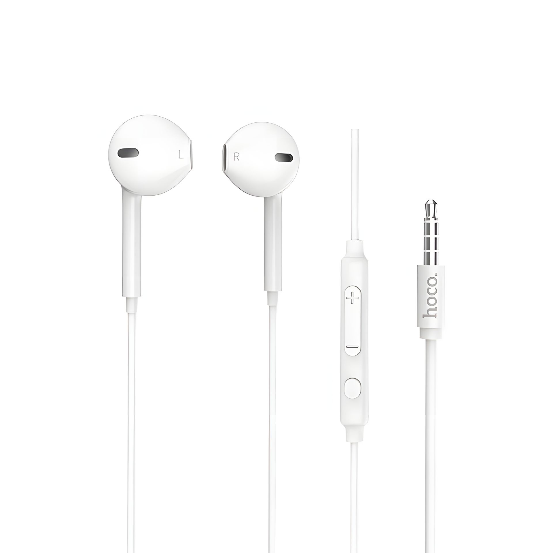 Повнорозмірні дротові навушники Hoco M55, 3.5mm, 1.2m, білий Повнорозмірні дротові навушники Hoco M55, 3.5mm, 1.2m, білий