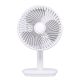 Настільний бездротовий вентилятор на акумуляторі GXQC D76 4000 mAh білий Настільний бездротовий вентилятор на акумуляторі GXQC D76 4000 mAh білий