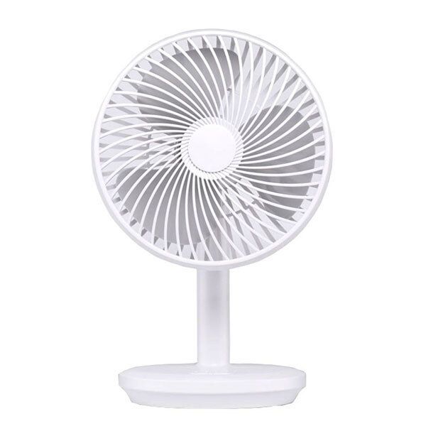 Портативный настольный вентилятор GXQC D76 4000 mAh на аккумуляторе, беспроводной, белый Портативный настольный вентилятор GXQC D76 4000 mAh на аккумуляторе, беспроводной, белый