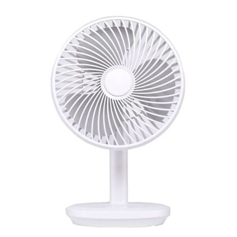 Портативный настольный вентилятор GXQC D76 4000 mAh на аккумуляторе, беспроводной, белый Портативный настольный вентилятор GXQC D76 4000 mAh на аккумуляторе, беспроводной, белый