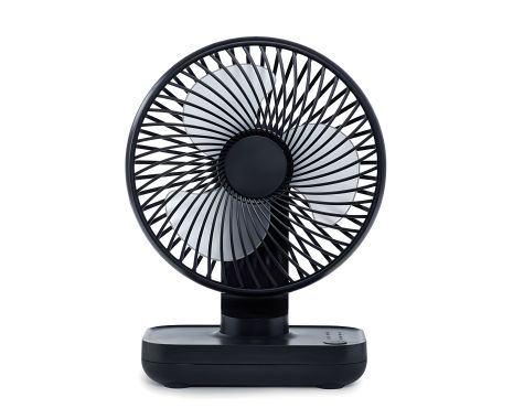 GXQC D606 вентилятор настольный портативный, 4000 mAh, беспроводной, тёмно-серый