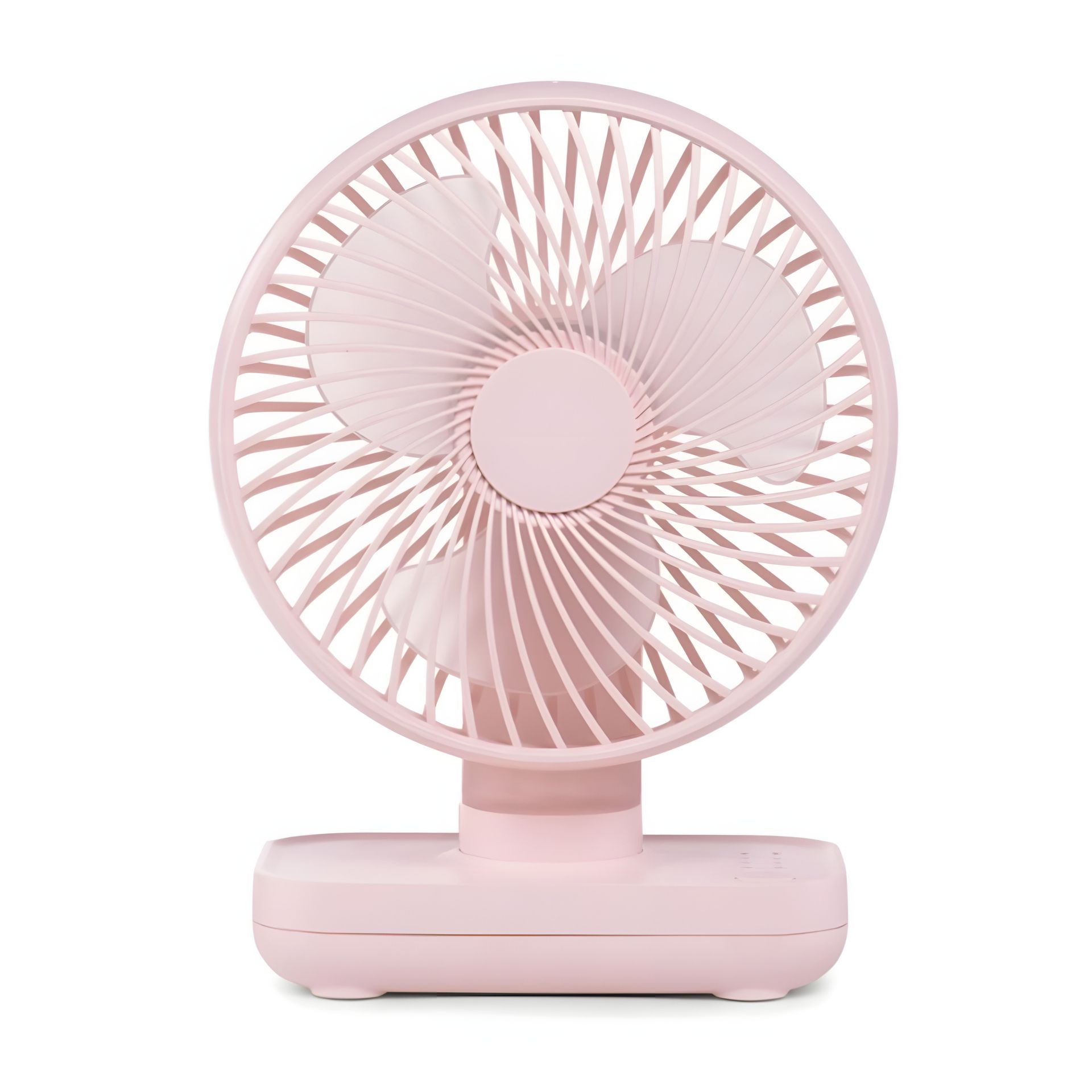 Настільний вентилятор на акумуляторі GXQC D606 4000 mAh, рожевий Настільний вентилятор на акумуляторі GXQC D606 4000 mAh, рожевий
