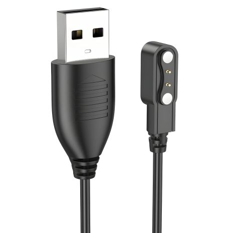 Hoco Y2 Pro чорний USB кабель для смарт годинника Hoco Y2 Pro чорний USB кабель для смарт годинника