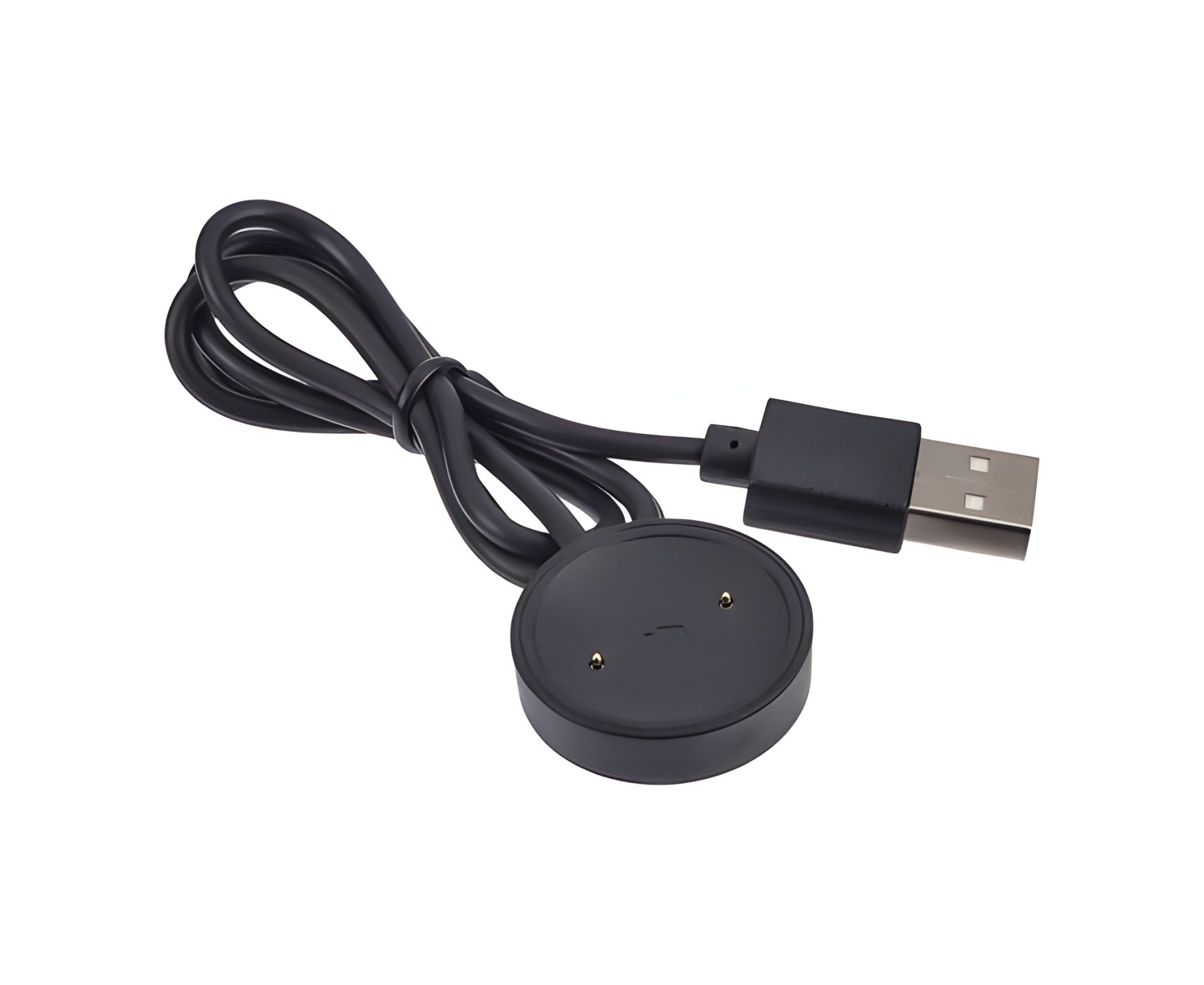 USB кабель для смарт годинника Xiaomi Mi Watch Color Sport / Color 2 / S1 Active, чорний USB кабель для смарт годинника Xiaomi Mi Watch Color Sport / Color 2 / S1 Active, чорний