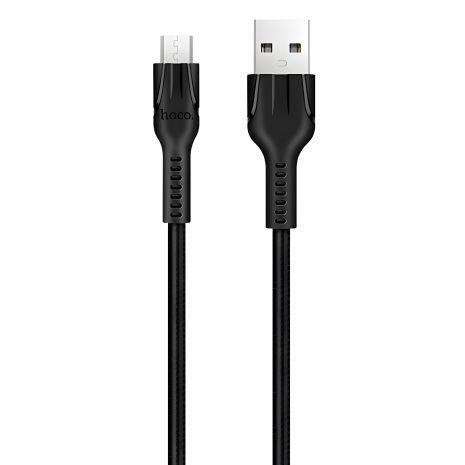 Кабель Hoco U31 чорний 1.2m USB to MicroUSB Кабель Hoco U31 чорний 1.2m USB to MicroUSB
