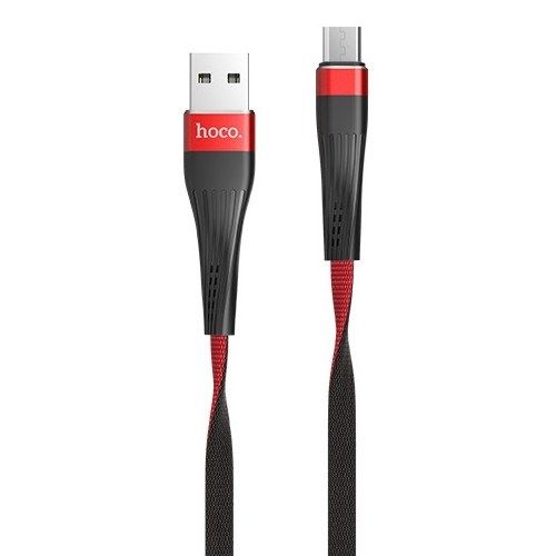 Кабель Hoco U39 USB to Type-C 1.2m чорно-червоний Кабель Hoco U39 USB to Type-C 1.2m чорно-червоний