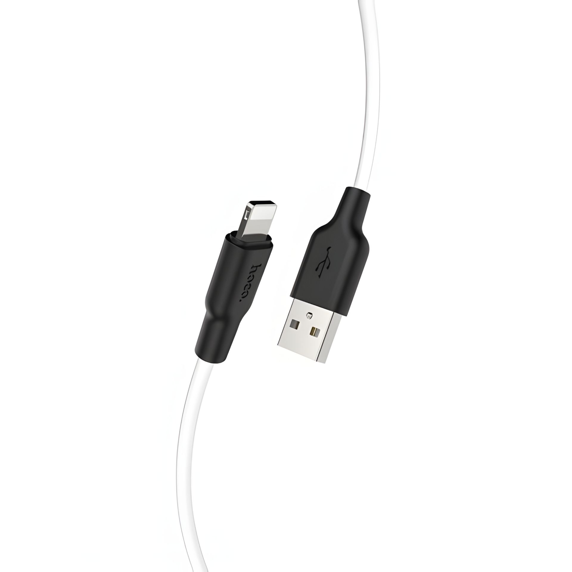 Hoco X21 Plus USB к Lightning Кабель 1м черно-белый Hoco X21 Plus USB к Lightning Кабель 1м черно-белый