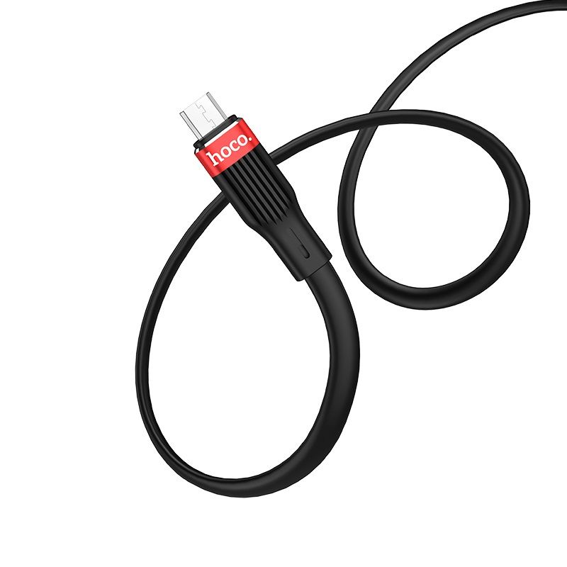 Кабель Hoco U72 USB to MicroUSB 1.2m черный Кабель Hoco U72 USB to MicroUSB 1.2m черный