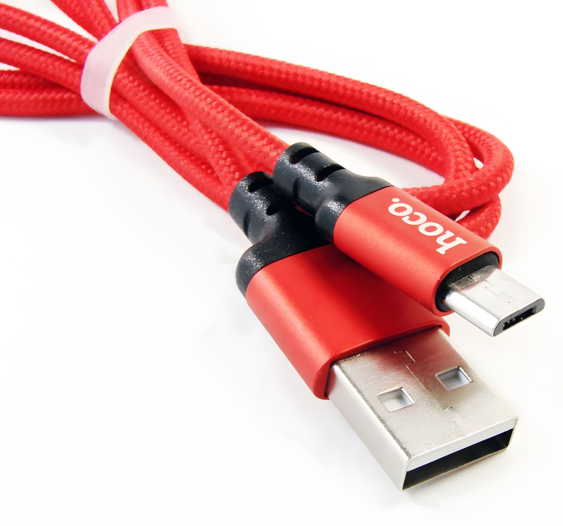 Кабель Hoco X14 USB to MicroUSB 2m Чорно-червоний Кабель Hoco X14 USB to MicroUSB 2m Чорно-червоний