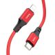 Кабель Hoco X86 PD Type-C to Lightning 1m красный Кабель Hoco X86 PD Type-C to Lightning 1m красный