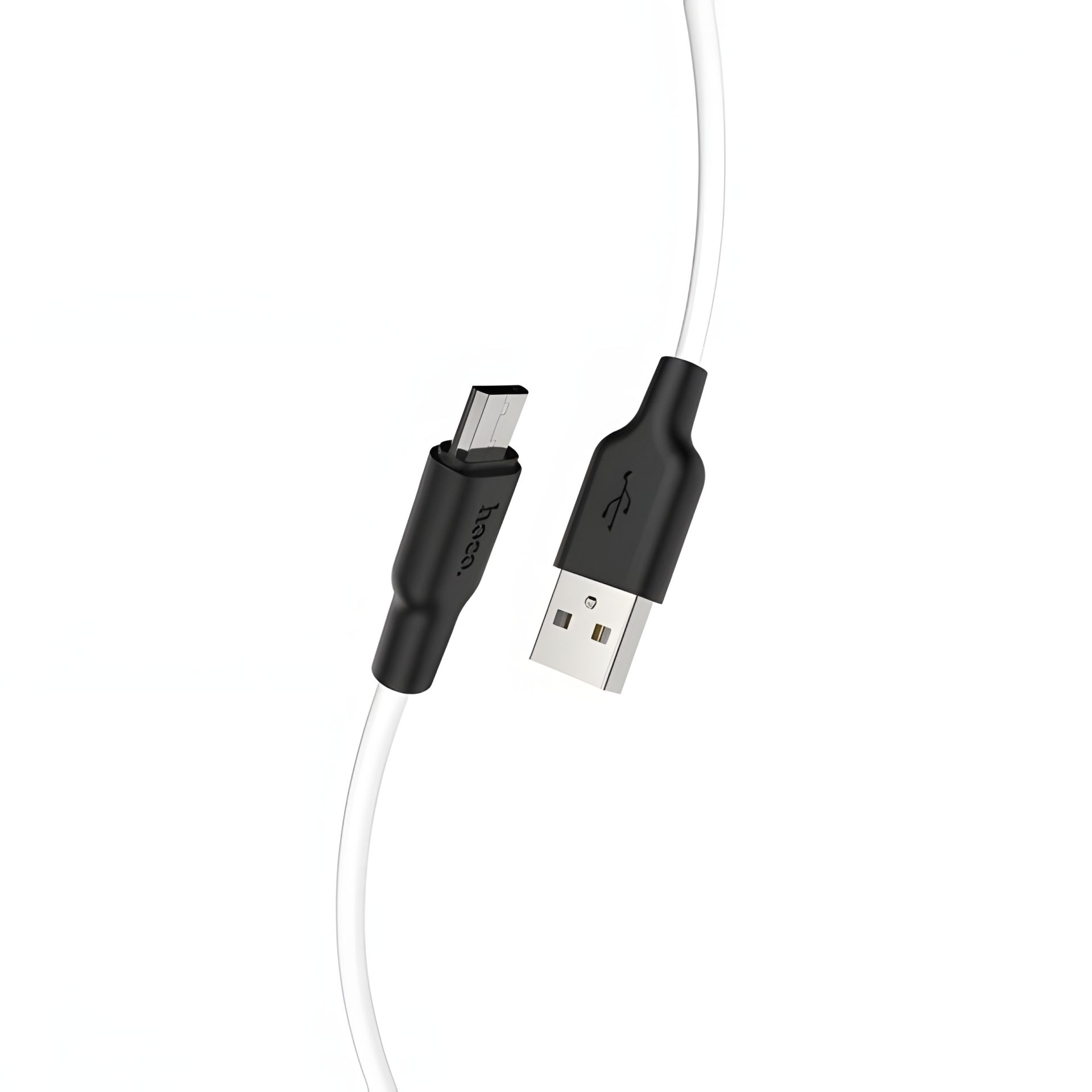 Черно-белый Hoco X21 Plus USB Кабель to MicroUSB 1m Черно-белый Hoco X21 Plus USB Кабель to MicroUSB 1m