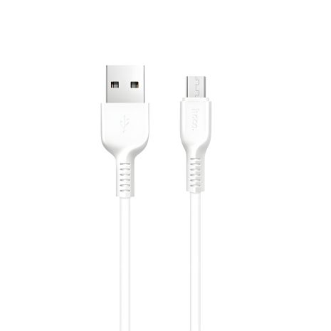 Белый Hoco X20 USB Кабель to MicroUSB 3m