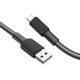 USB кабель Hoco X69 USB to MicroUSB 1m чорно-білий
