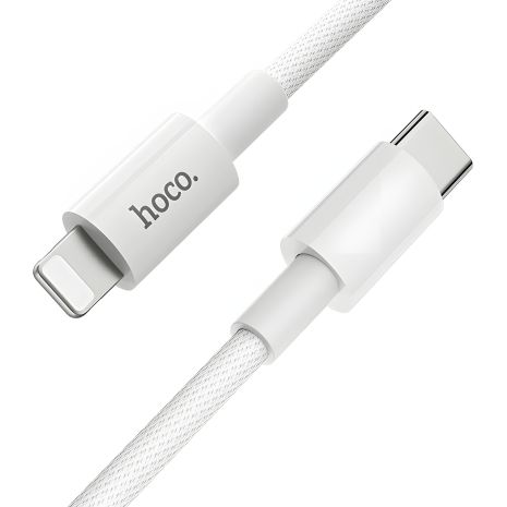 Кабель Hoco X96 Type-C to Lightning 1m білий Кабель Hoco X96 Type-C to Lightning 1m білий