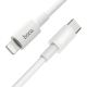 Кабель Hoco X56 Type-C to Lightning PD 1m білий Кабель Hoco X56 Type-C to Lightning PD 1m білий