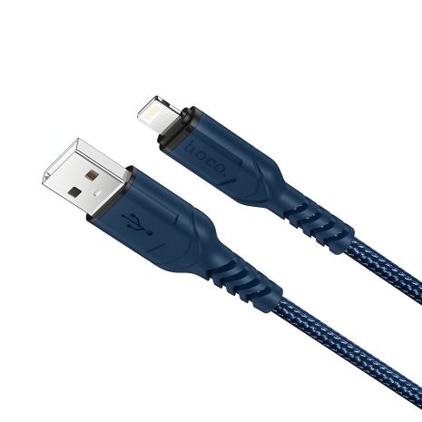 Кабель USB to Lightning 1m Hoco X59 синій Кабель USB to Lightning 1m Hoco X59 синій
