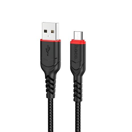 Hoco X59 кабель USB to MicroUSB 1m чорний Hoco X59 кабель USB to MicroUSB 1m чорний