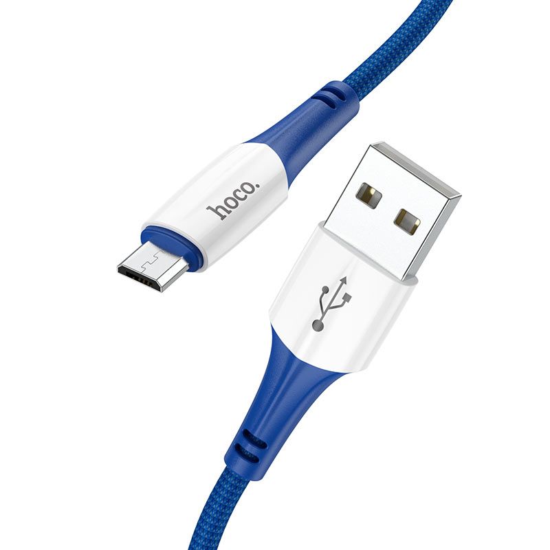 Кабель Hoco X70 USB to MicroUSB 1m синий Кабель Hoco X70 USB to MicroUSB 1m синий