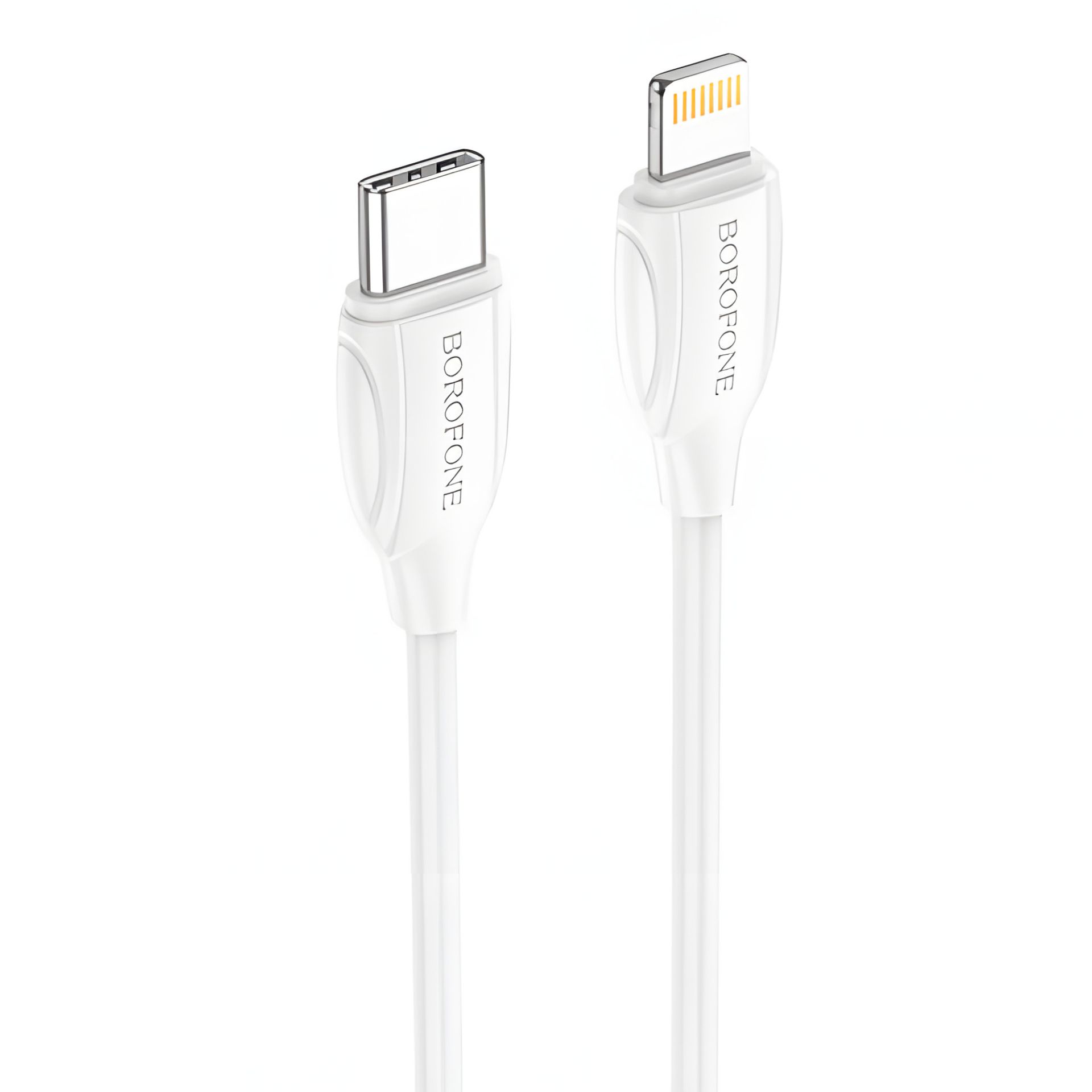 USB кабель Borofone BX19 Type-C to Lightning 20W 2m Білий USB кабель Borofone BX19 Type-C to Lightning 20W 2m Білий