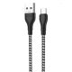 USB Borofone BX39 Beneficial MicroUSB 1m Чёрно-Белый USB Borofone BX39 Beneficial MicroUSB 1m Чёрно-Белый