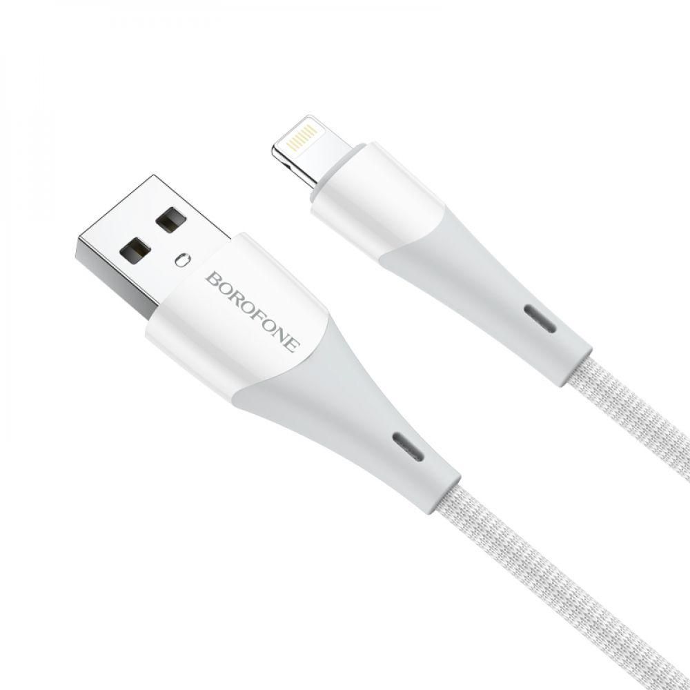 USB Borofone BX60 Superior Lightning 2.4A Білий USB Borofone BX60 Superior Lightning 2.4A Білий