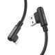 Кабель Borofone BX58 Lucky USB - MicroUSB 2.4A Черный Кабель Borofone BX58 Lucky USB - MicroUSB 2.4A Черный