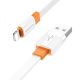 USB Borofone BX89 Union Lightning 2.4A Біло-жовтогарячий USB Borofone BX89 Union Lightning 2.4A Біло-жовтогарячий