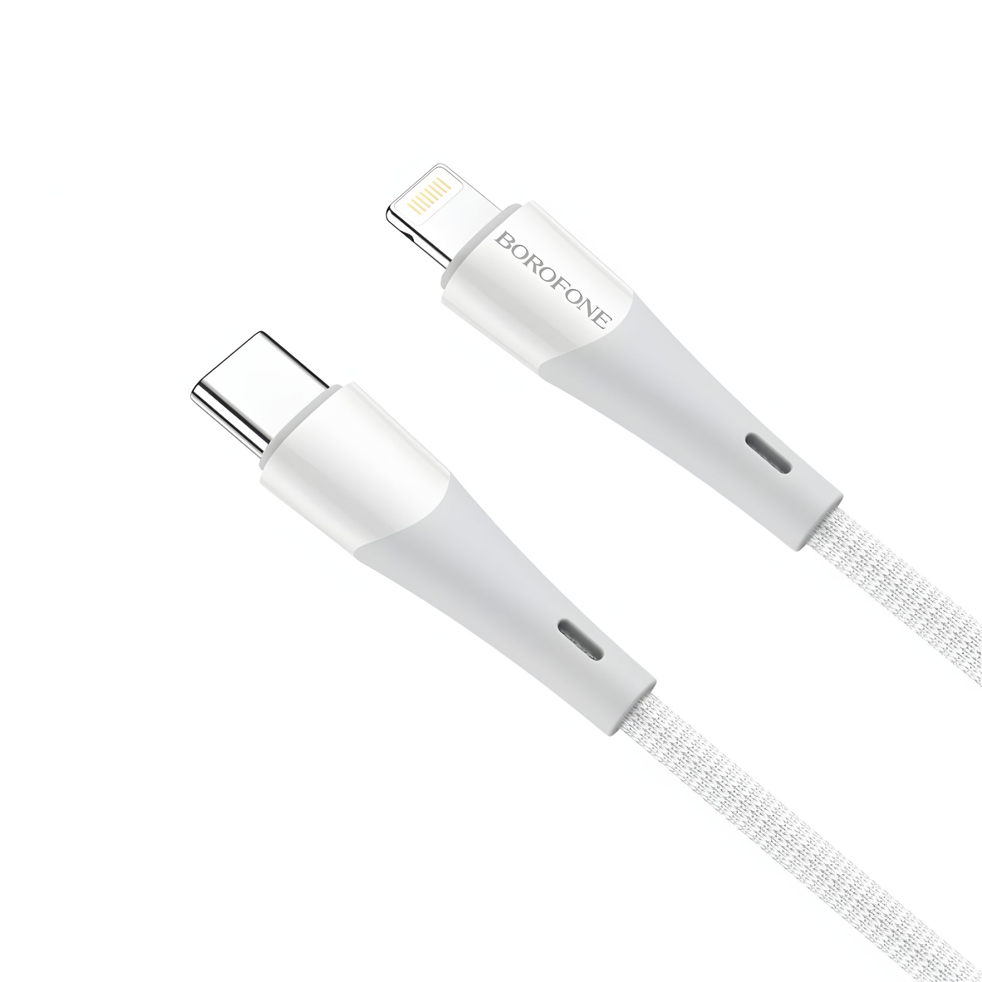 USB-кабель Borofone BX60 Superior PD20W Type C to Lightning, білий USB-кабель Borofone BX60 Superior PD20W Type C to Lightning, білий
