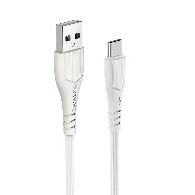 USB кабель Borofone BX37 Wieldy Type-C Білий USB кабель Borofone BX37 Wieldy Type-C Білий