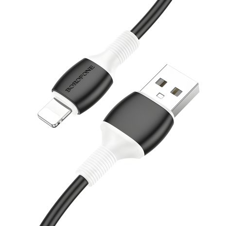 USB Кабель Borofone BX84 Lightning 2.4A белый USB Кабель Borofone BX84 Lightning 2.4A белый