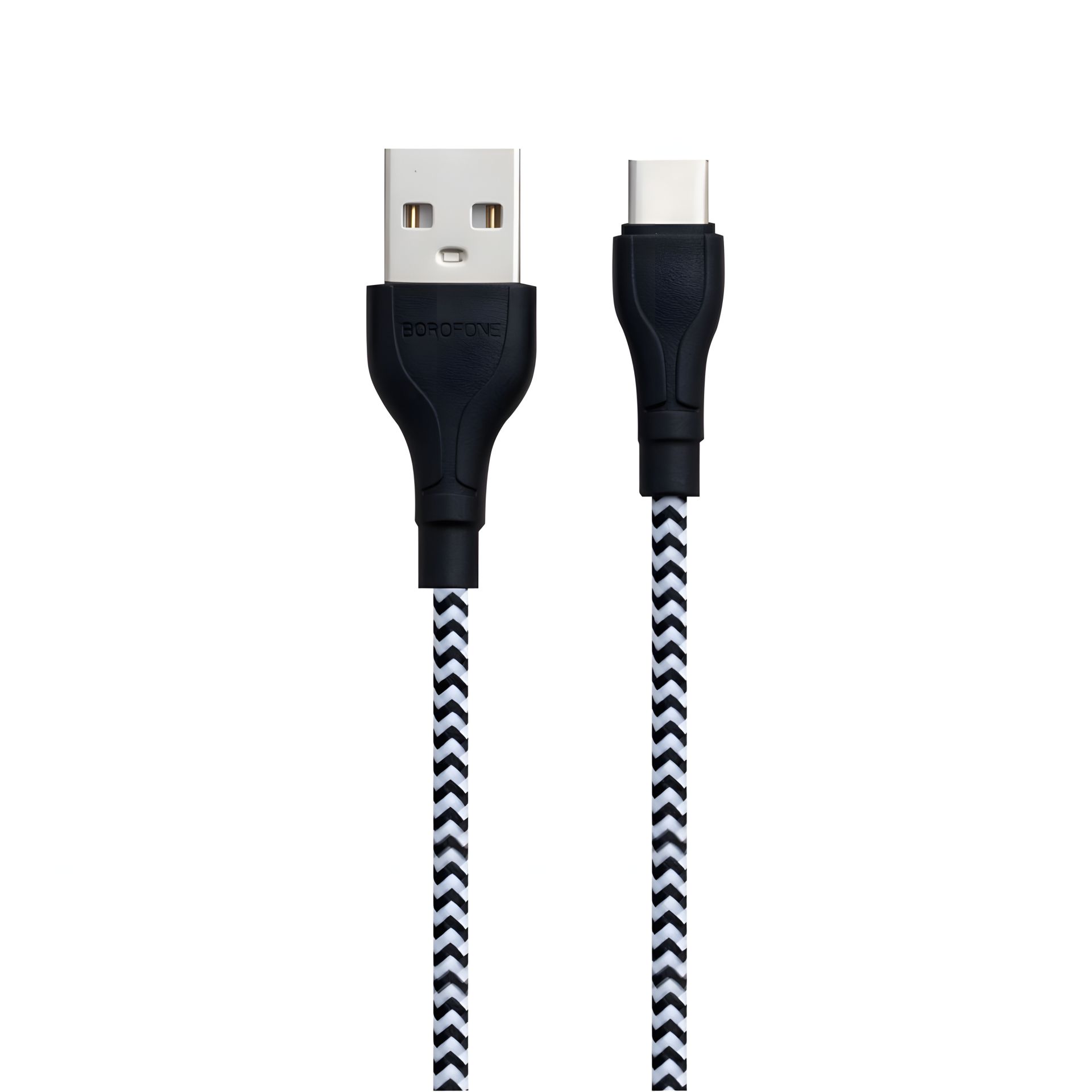 Borofone BX39 Beneficial USB Type-C черно-белый 1m Borofone BX39 Beneficial USB Type-C черно-белый 1m