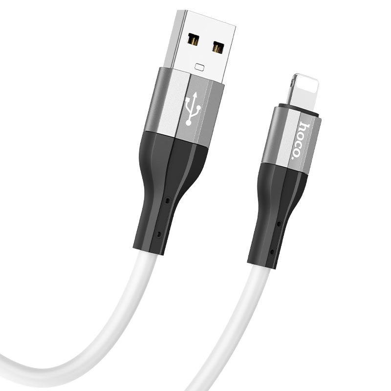 Кабель Hoco X72 USB to Lightning 1m белый Кабель Hoco X72 USB to Lightning 1m белый