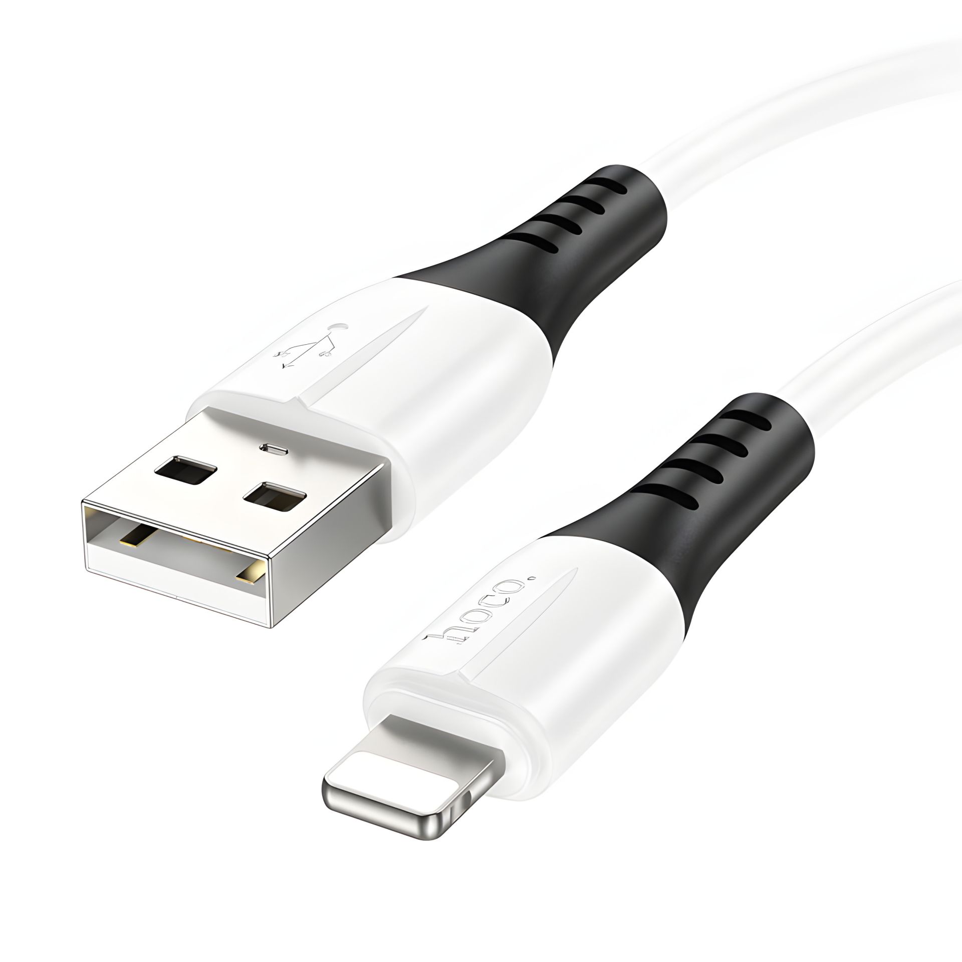 Кабель Hoco X86 USB to Lightning 1m Белый Кабель Hoco X86 USB to Lightning 1m Белый